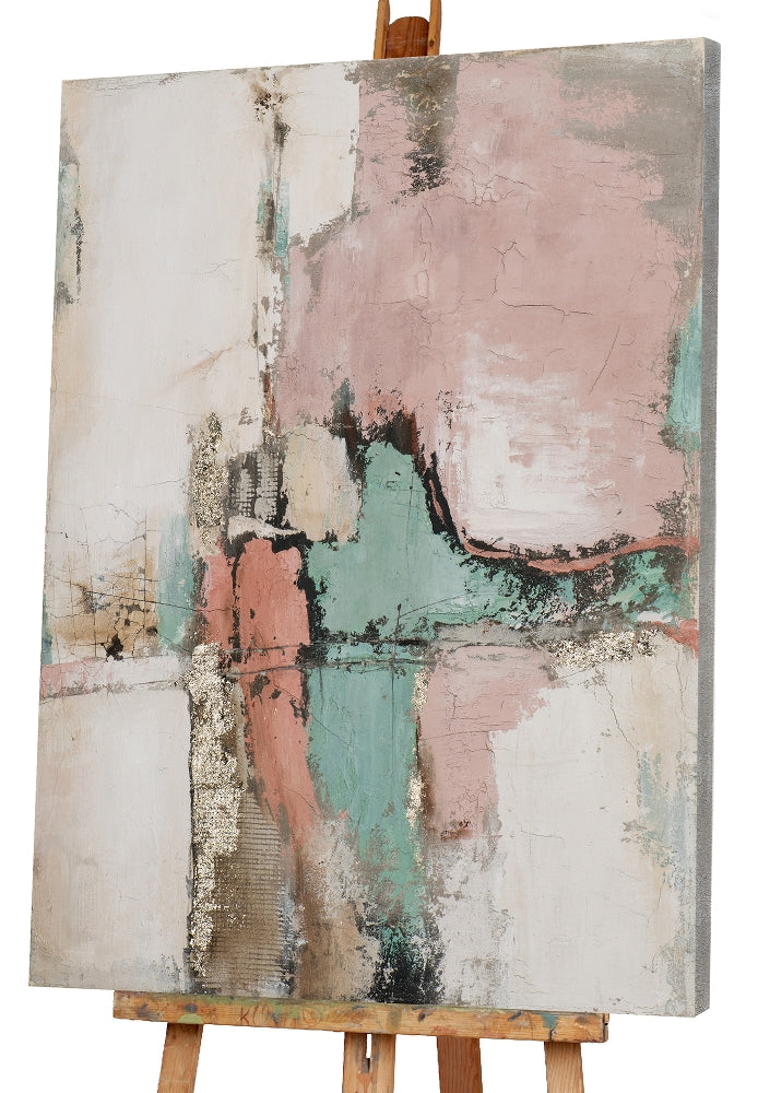 Komposition in Rosé und Mint