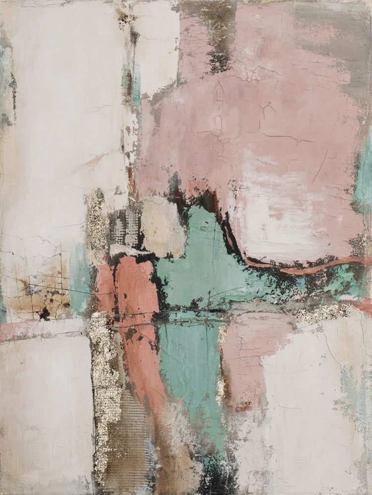 Komposition in Rosé und Mint