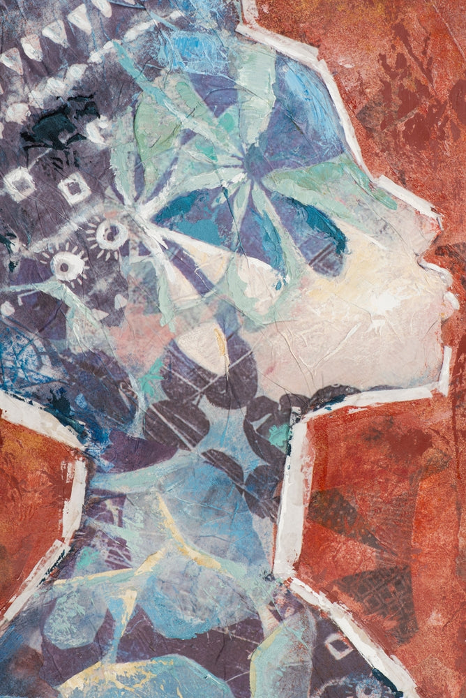 Florale Schönheit in Blau