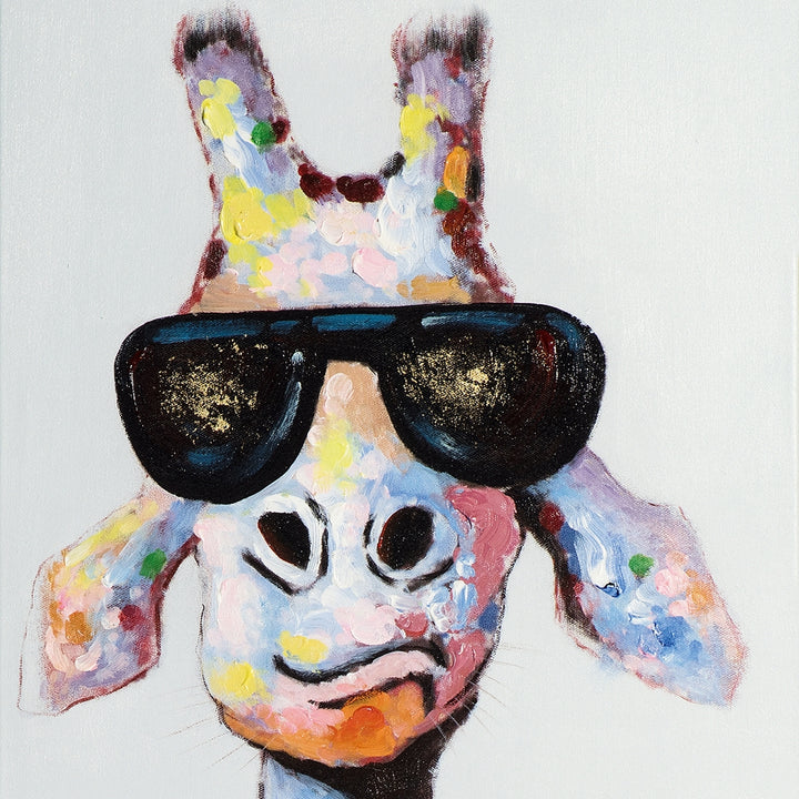 Giraffe mit Sonnenbrille