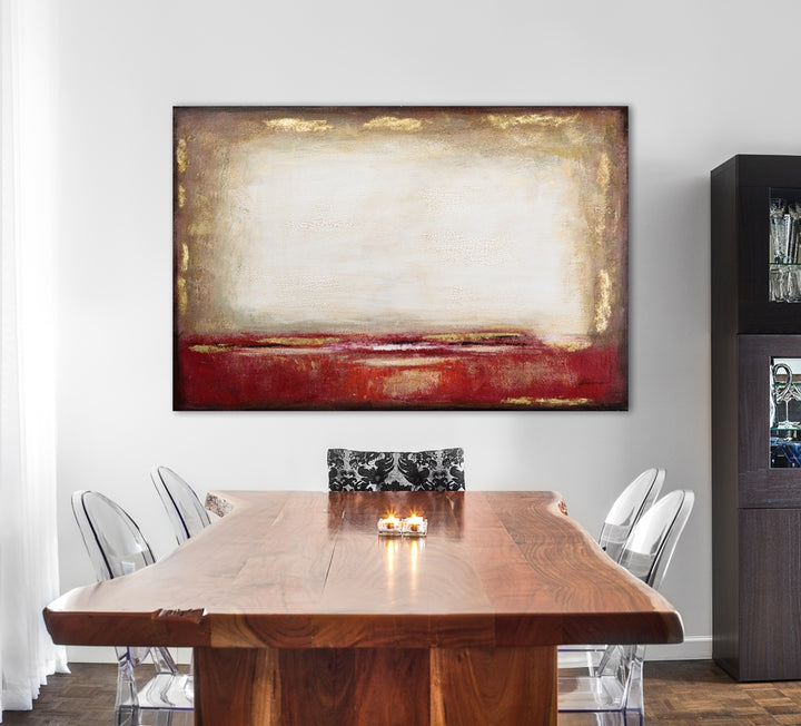 Rot harmonisiert Beige