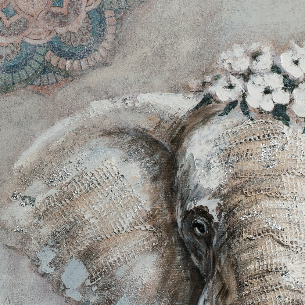 Elefant mit Blumen