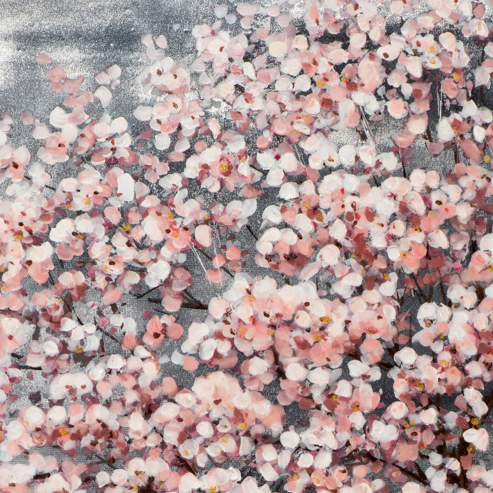 Blühender rosa Baum