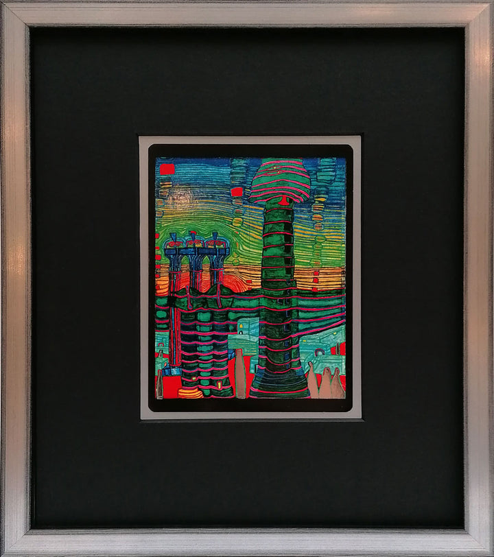 "Das Ende Griechenlands" | Friedensreich Hundertwasser Miniprint