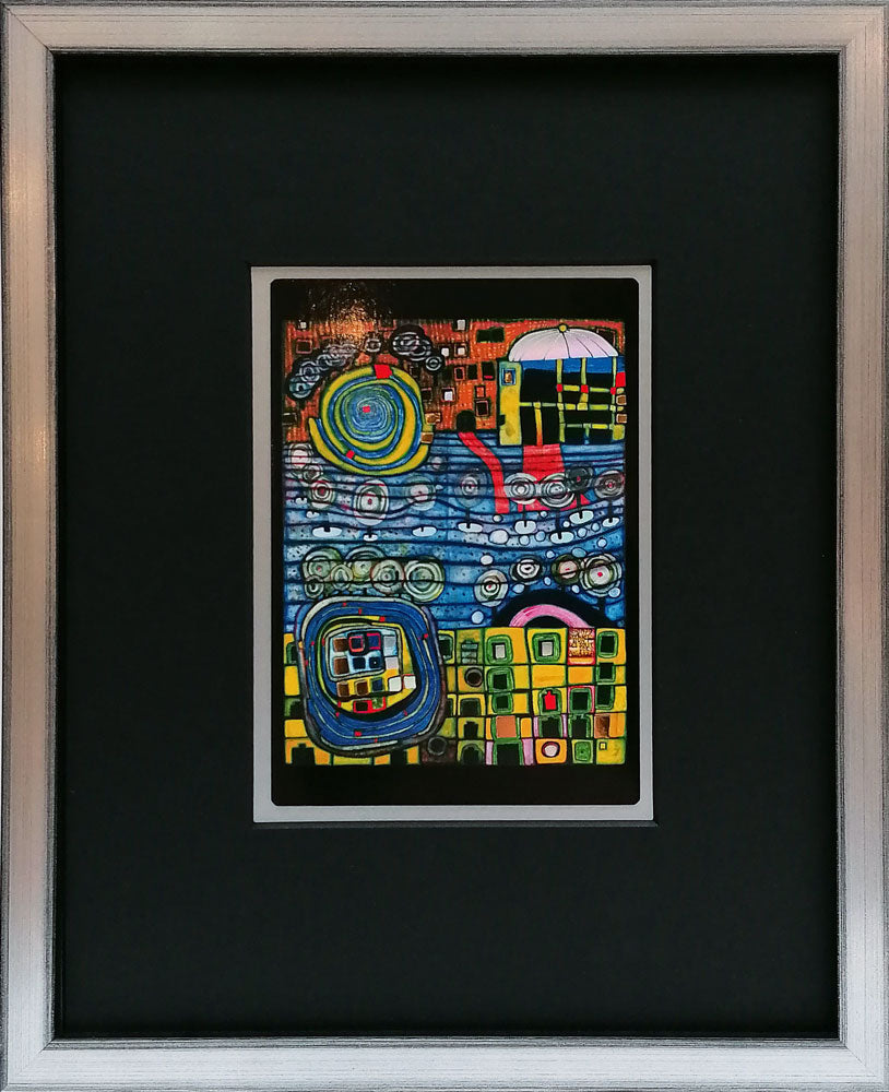 "Die vier Einsamkeiten" | Friedensreich Hundertwasser Miniprint