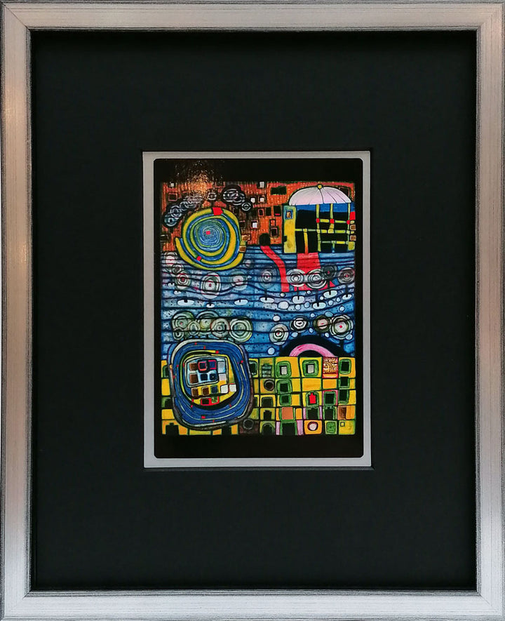 "Die vier Einsamkeiten" | Friedensreich Hundertwasser Miniprint