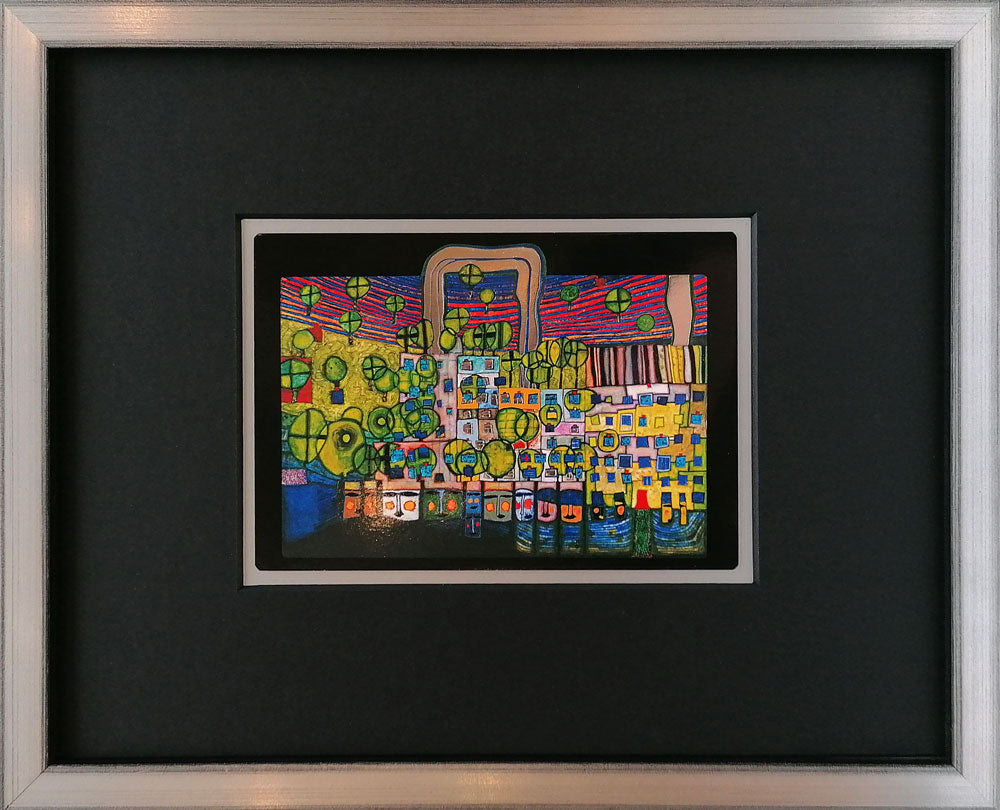 "Die dritte Haut" | Friedensreich Hundertwasser Miniprint
