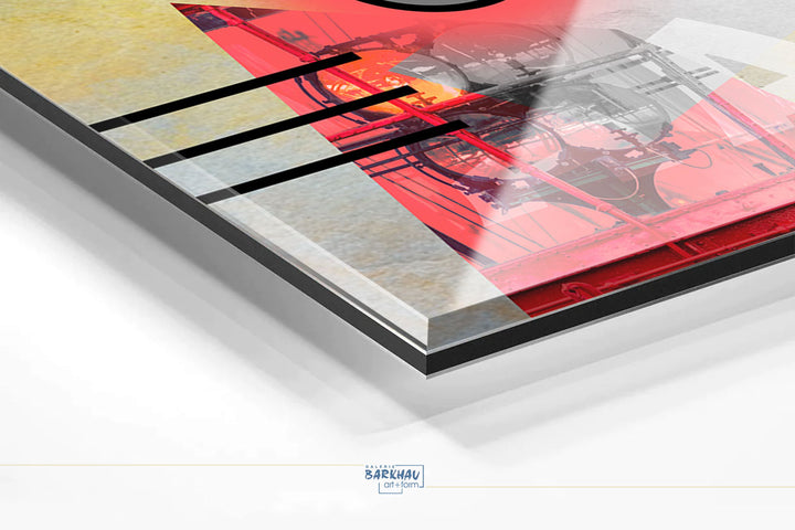 Abstraktes Hamburg Collage