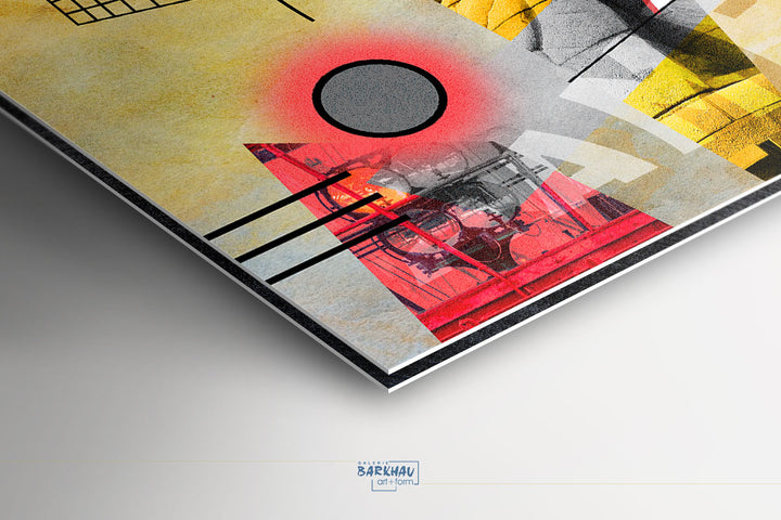 Abstraktes Hamburg Collage