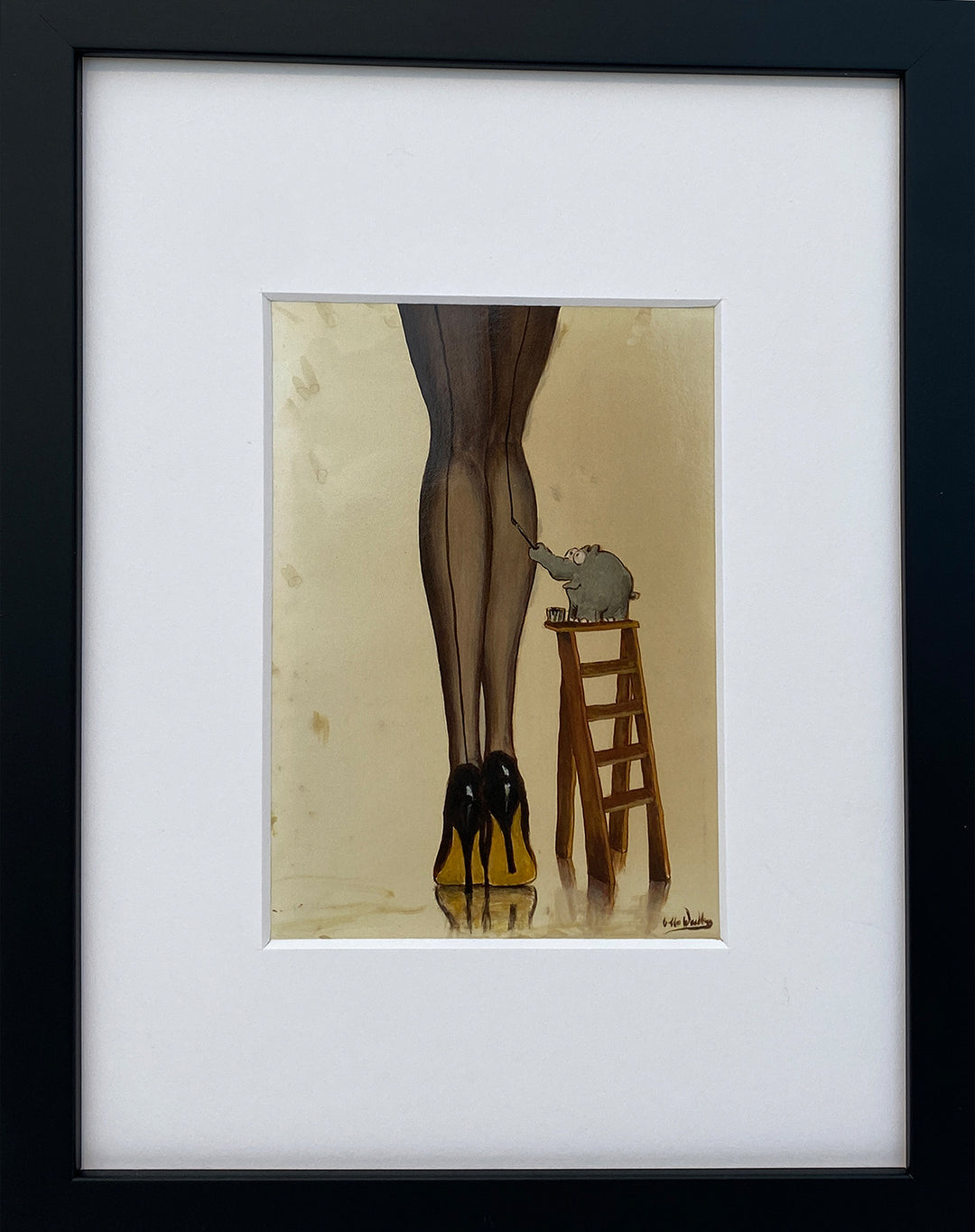 "Auf dem Strich" | Otto Waalkes Miniprint