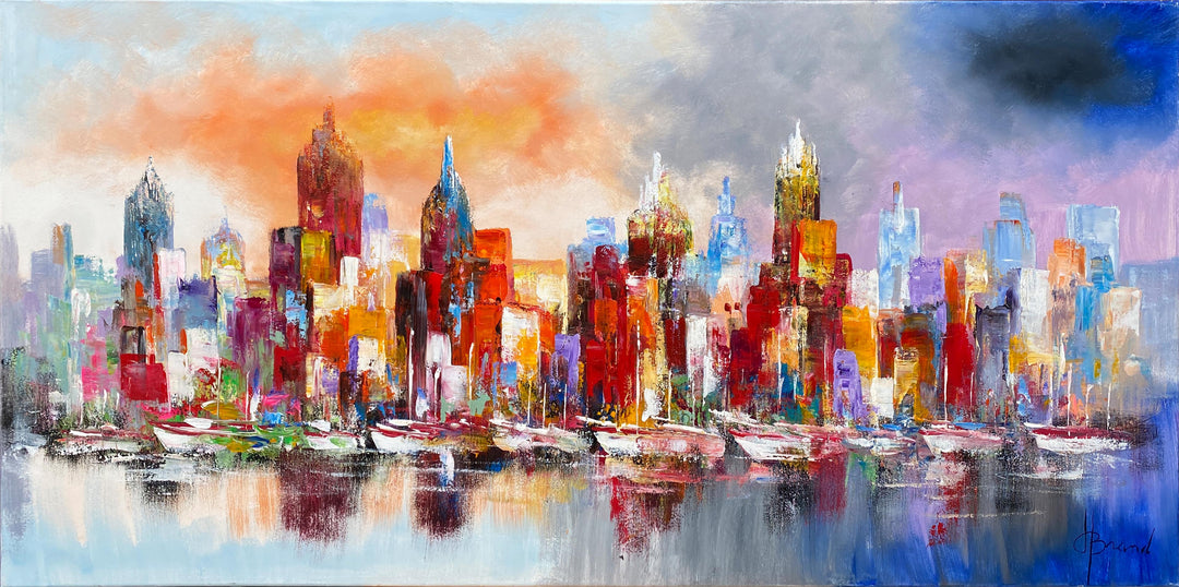 "Abstrakte Skyline II" | Henry Brand