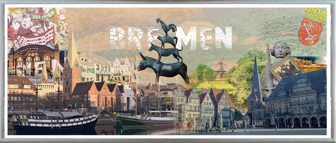 Bremer Stadtmusikanten Collage