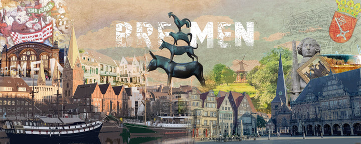 Bremer Stadtmusikanten Collage