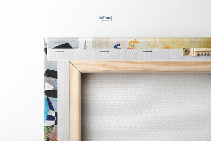 Abstraktes Hamburg Collage