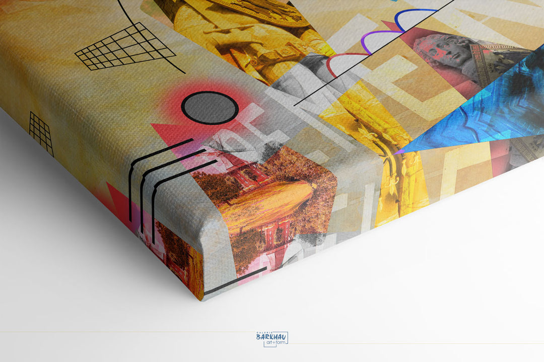 Abstraktes Bremen Collage