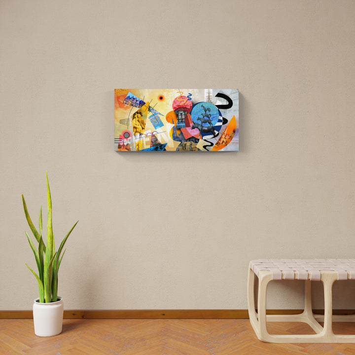 Abstraktes Bremen Collage