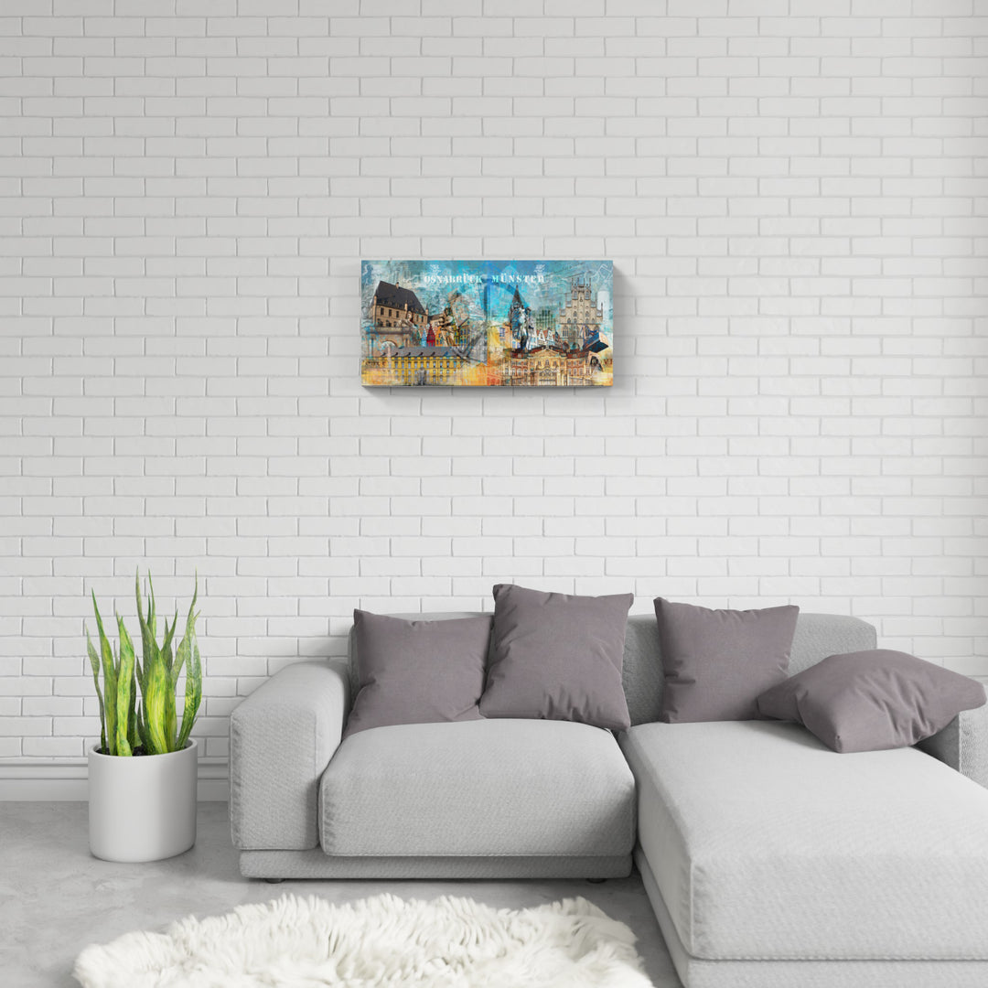 Osnabrück und Münster-Friedensbild Collage 2023