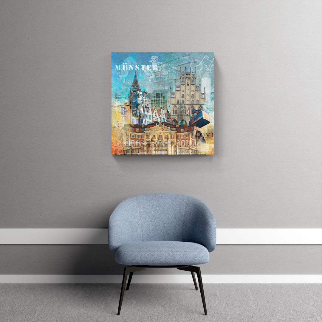 Münster-Friedensbild Collage 2023