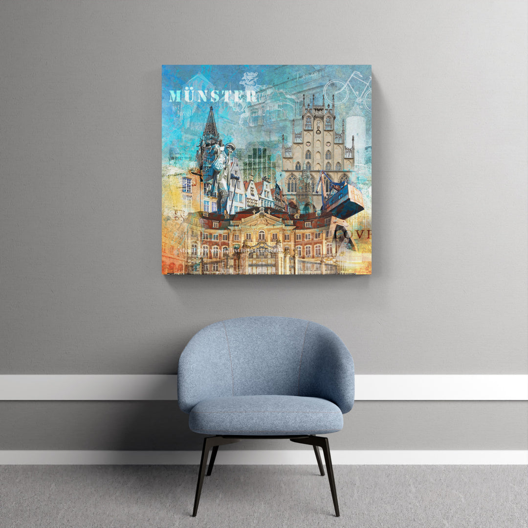 Münster-Friedensbild Collage 2023