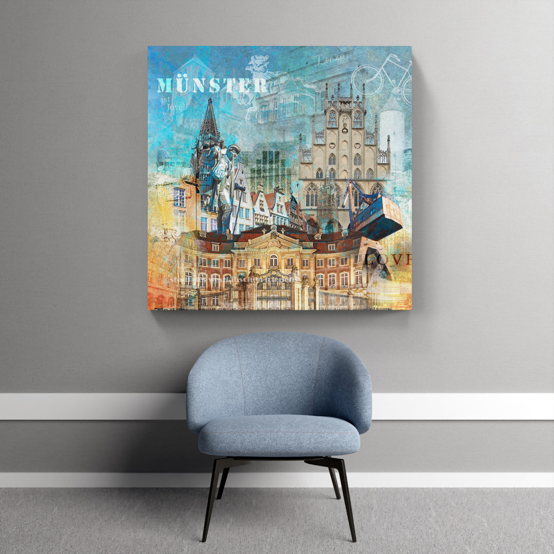 Münster-Friedensbild Collage 2023