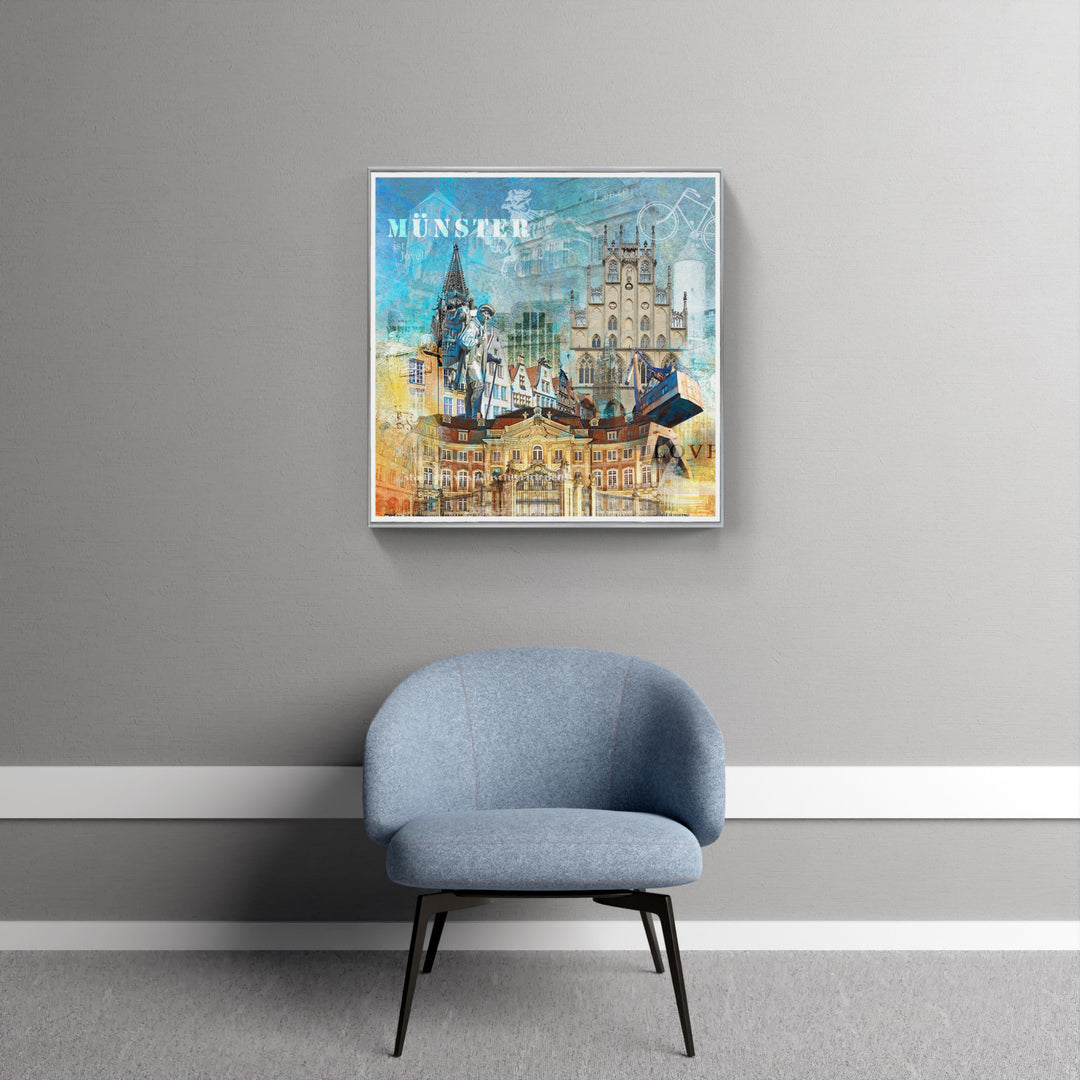 Münster-Friedensbild Collage 2023