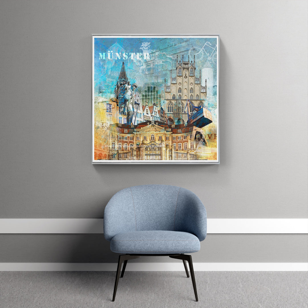 Münster-Friedensbild Collage 2023