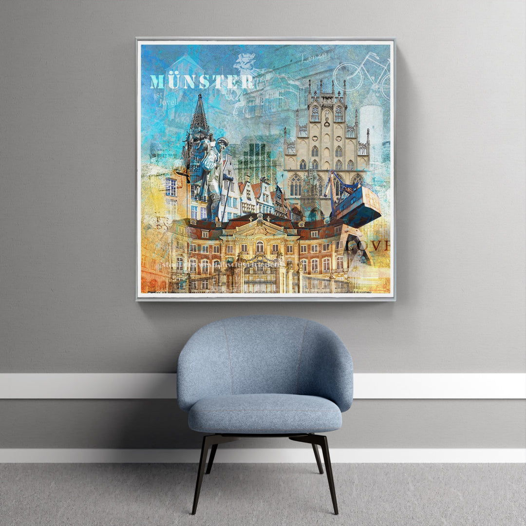 Münster-Friedensbild Collage 2023