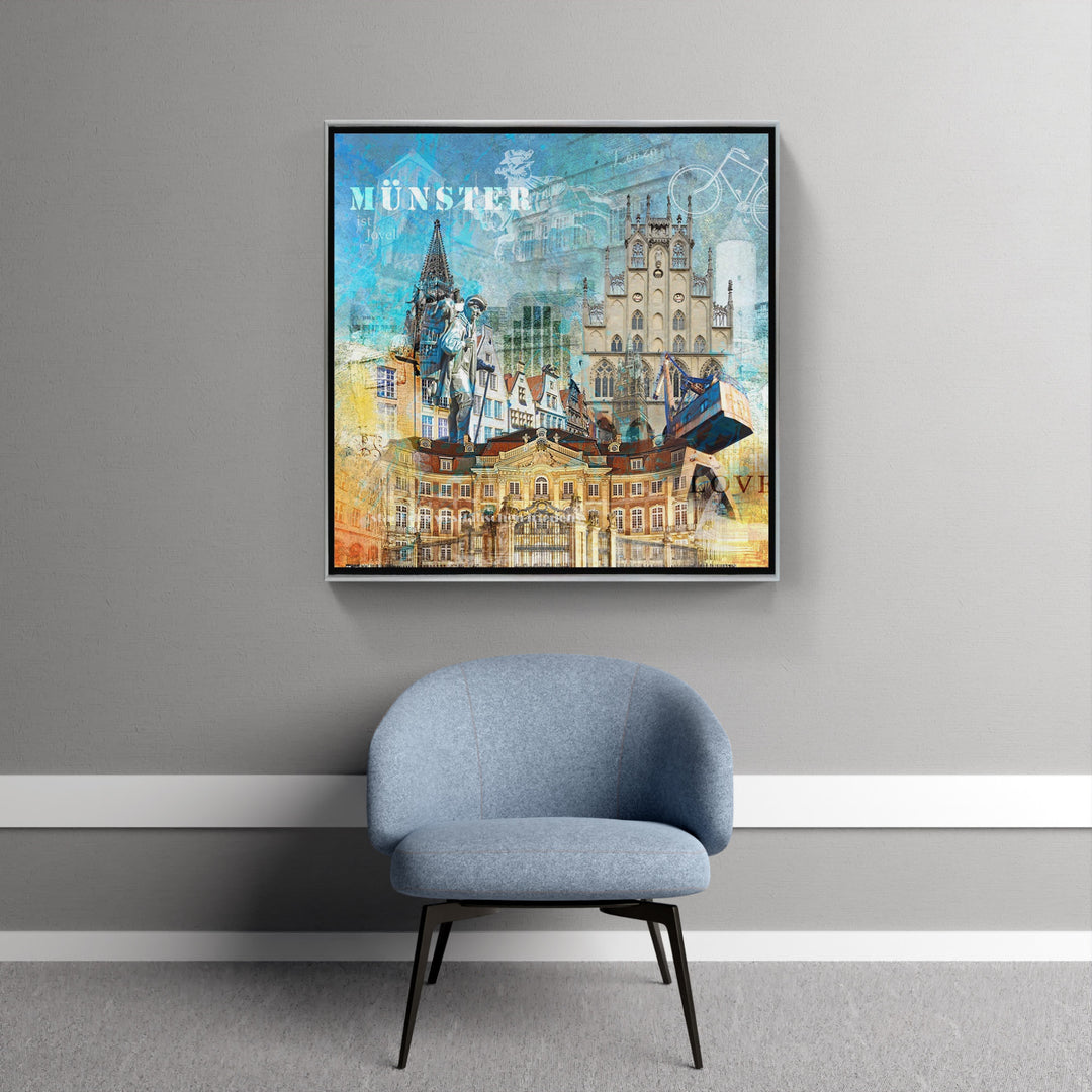 Münster-Friedensbild Collage 2023