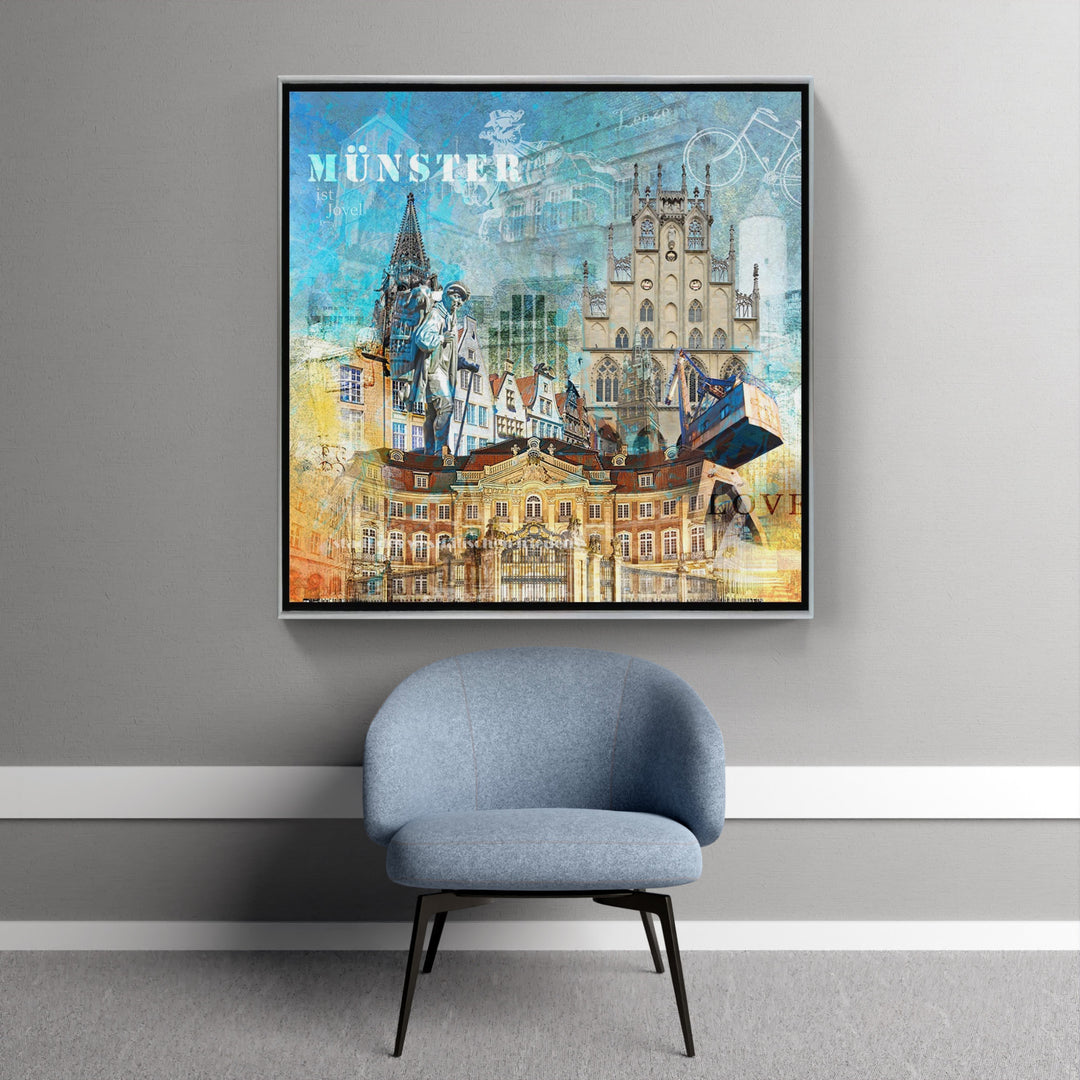 Münster-Friedensbild Collage 2023