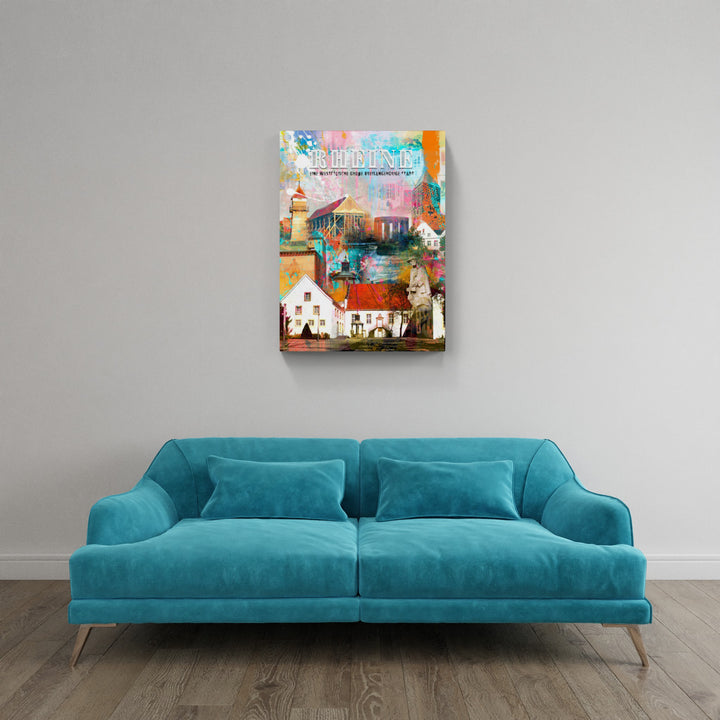 Graffiti Rheine Collage-Hochformat