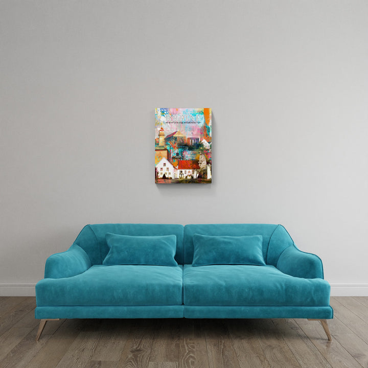 Graffiti Rheine Collage-Hochformat