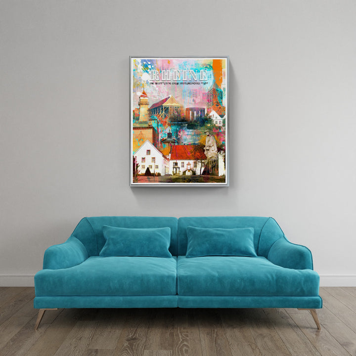 Graffiti Rheine Collage-Hochformat