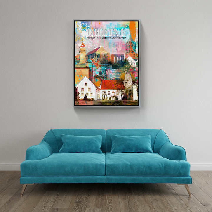 Graffiti Rheine Collage-Hochformat