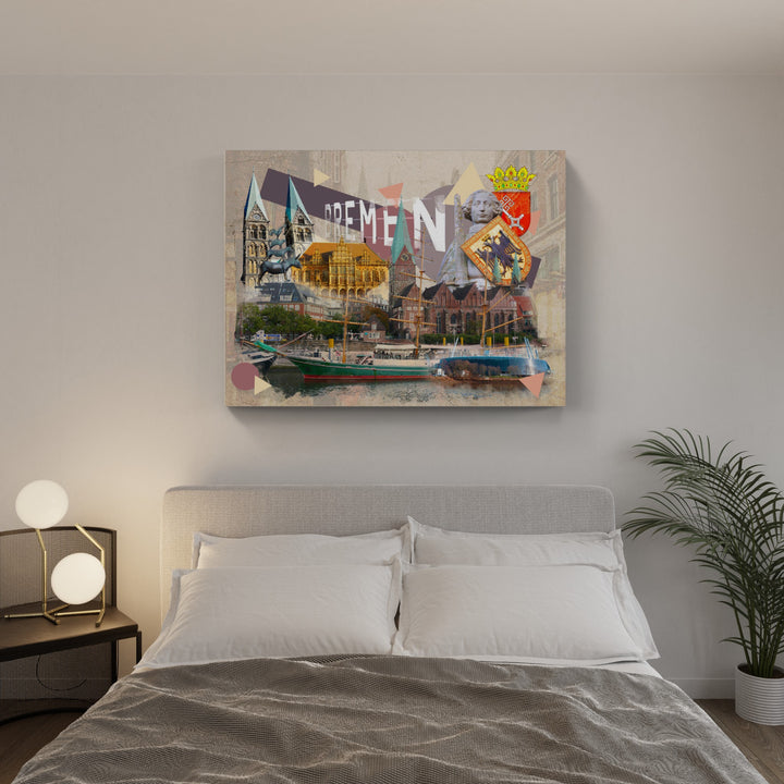 Aquarell Bremen Collage