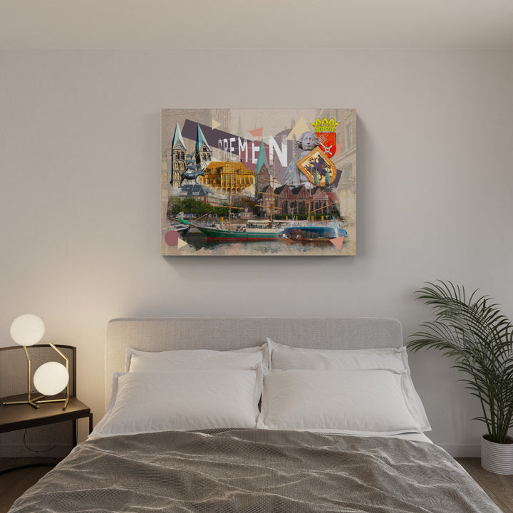 Aquarell Bremen Collage