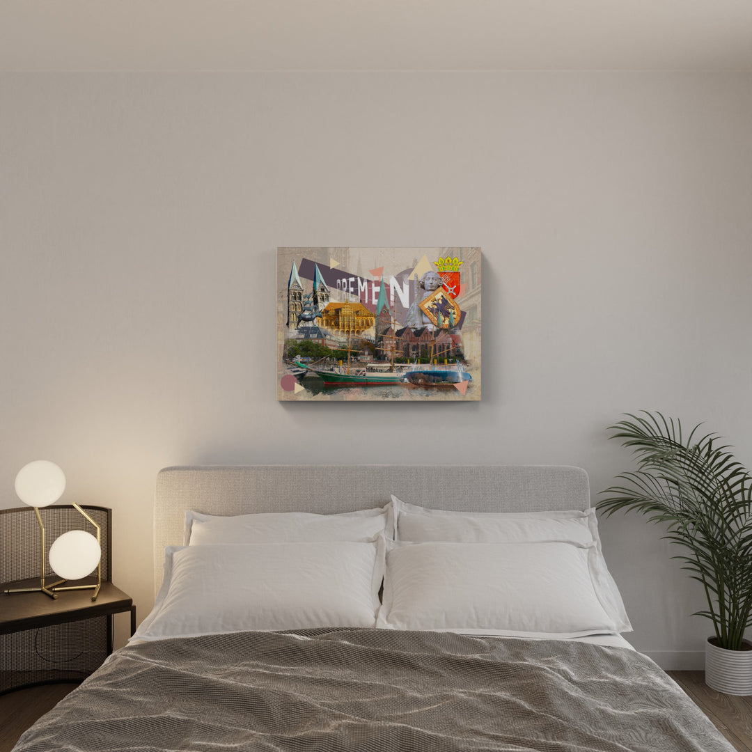 Aquarell Bremen Collage