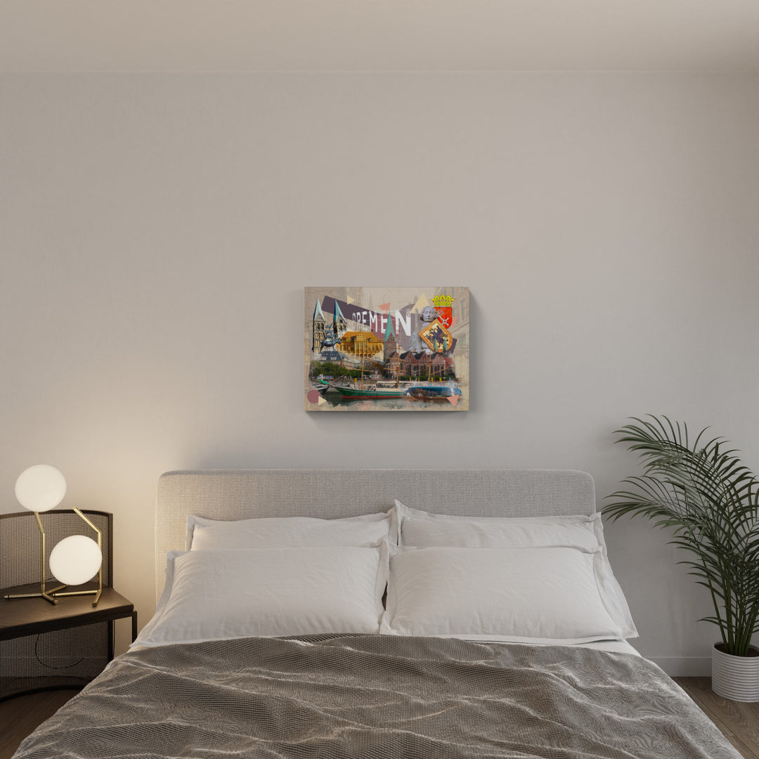 Aquarell Bremen Collage