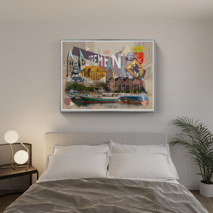 Aquarell Bremen Collage