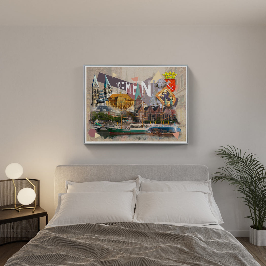 Aquarell Bremen Collage