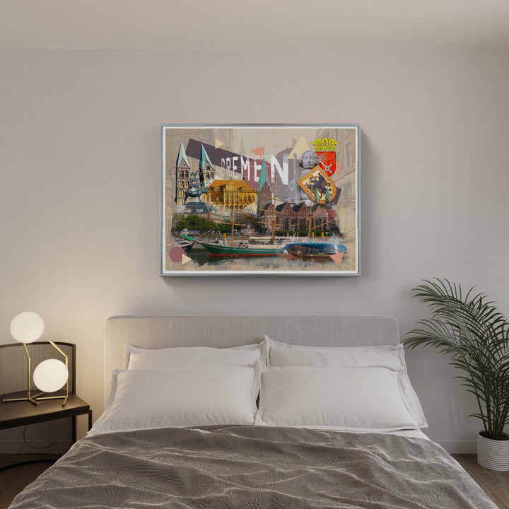 Aquarell Bremen Collage