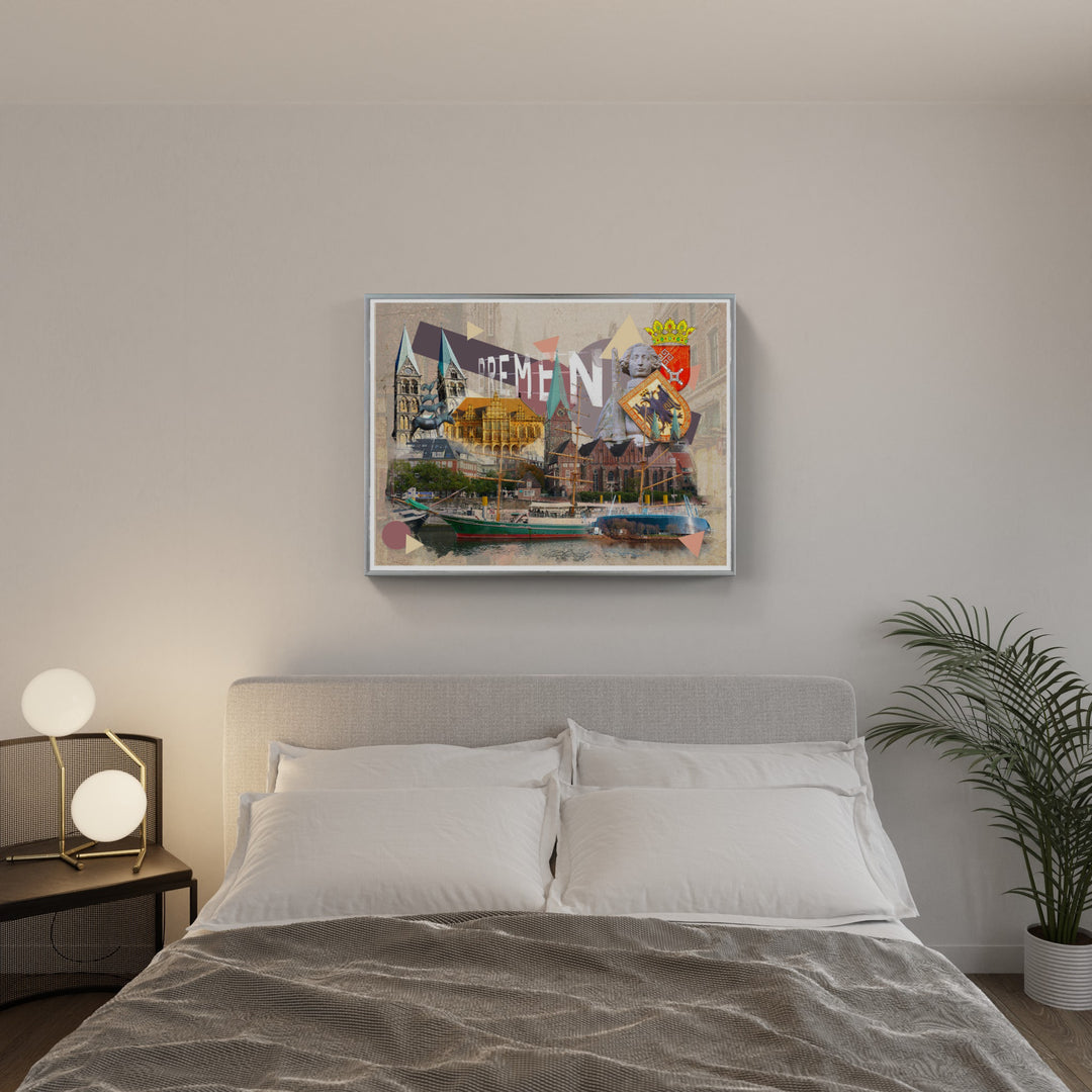 Aquarell Bremen Collage