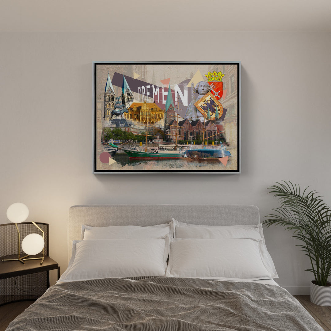 Aquarell Bremen Collage