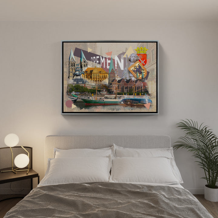 Aquarell Bremen Collage