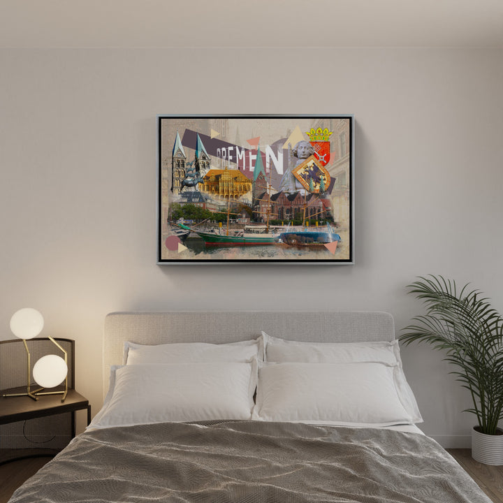 Aquarell Bremen Collage