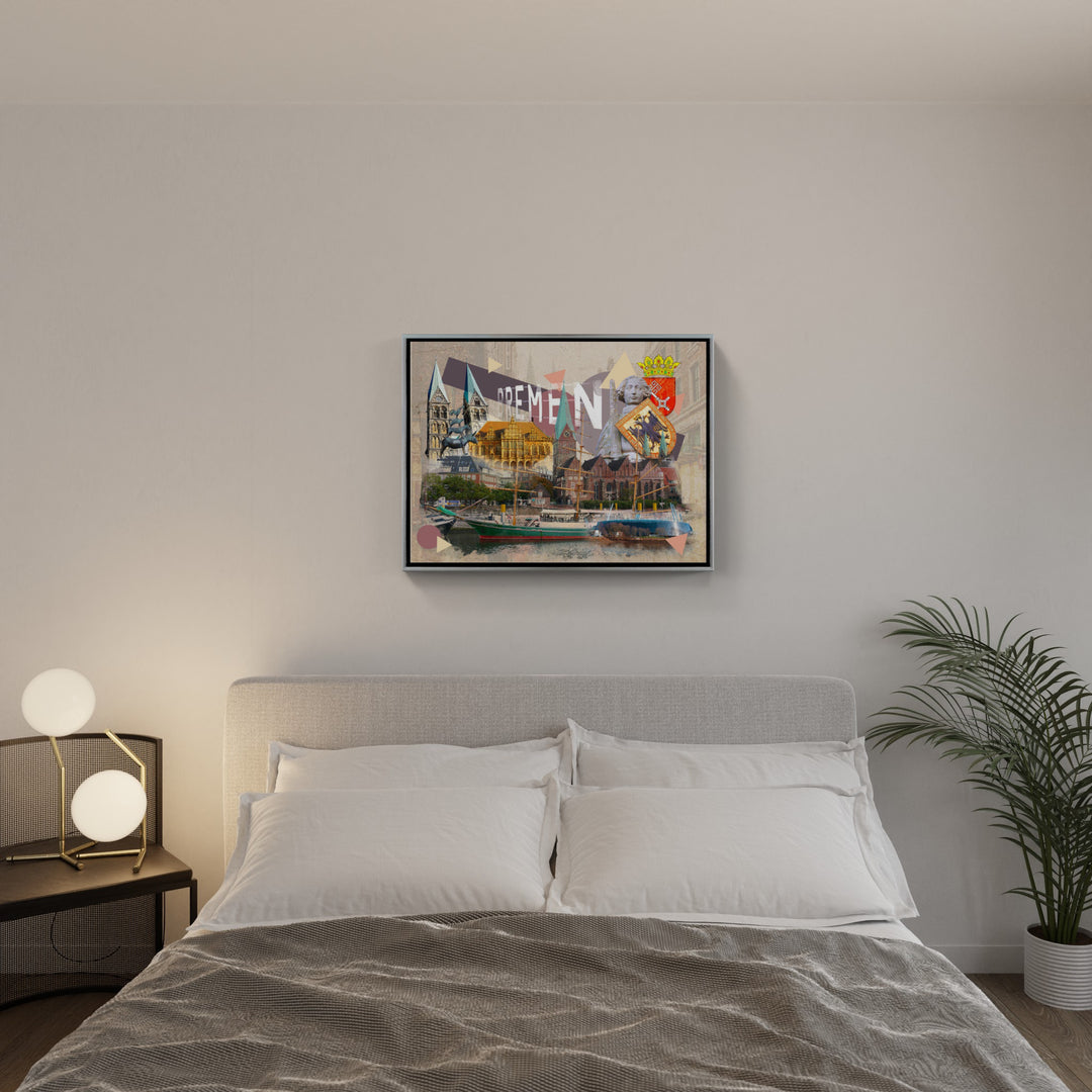 Aquarell Bremen Collage