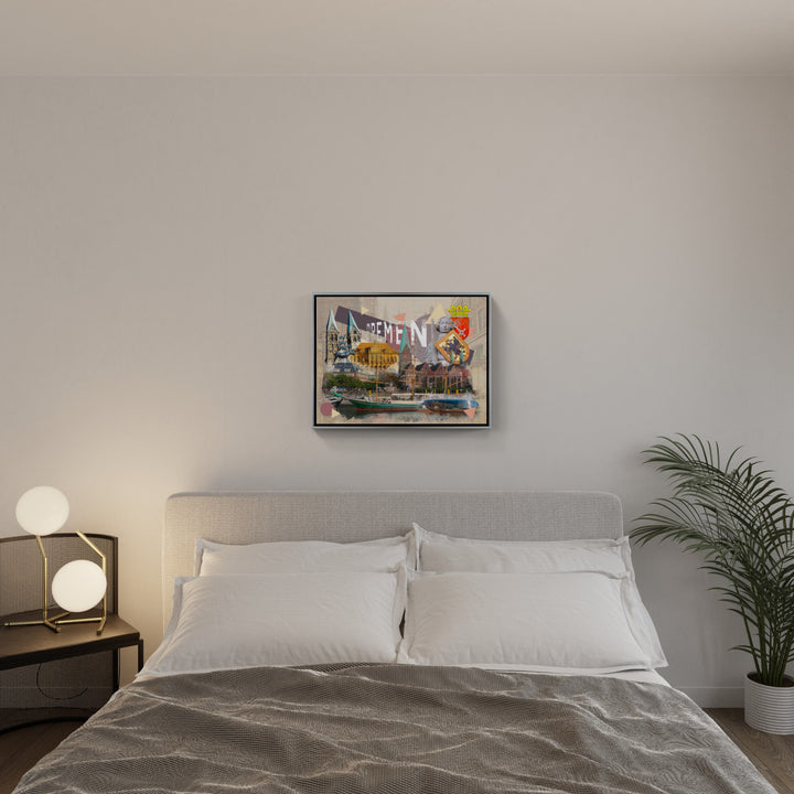 Aquarell Bremen Collage