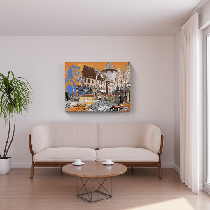 Osnabrück - Die Friedensstadt Karmann Ghia (OSB-31) I Giclee auf Holzkeilrahmen