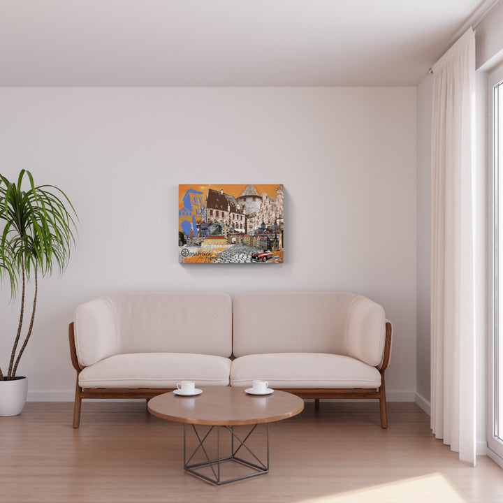 Osnabrück - Die Friedensstadt Karmann Ghia (OSB-31) I Giclee auf Holzkeilrahmen