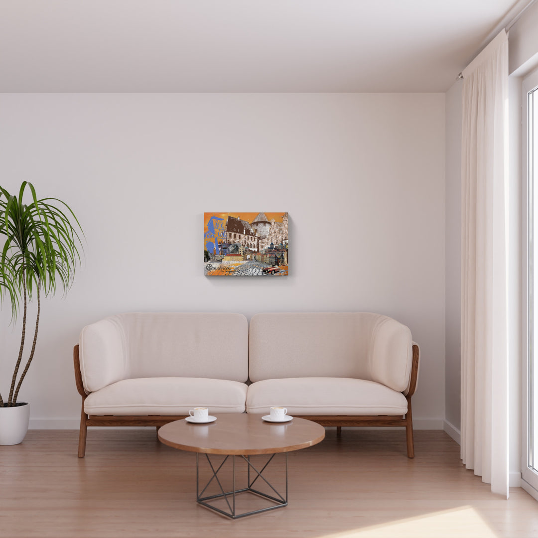 Osnabrück - Die Friedensstadt Karmann Ghia (OSB-31) I Giclee auf Holzkeilrahmen