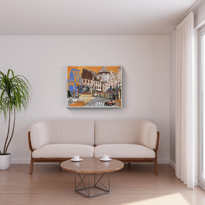 Osnabrück - Die Friedensstadt Karmann Ghia (OSB-31) I Giclee auf Holzkeilrahmen